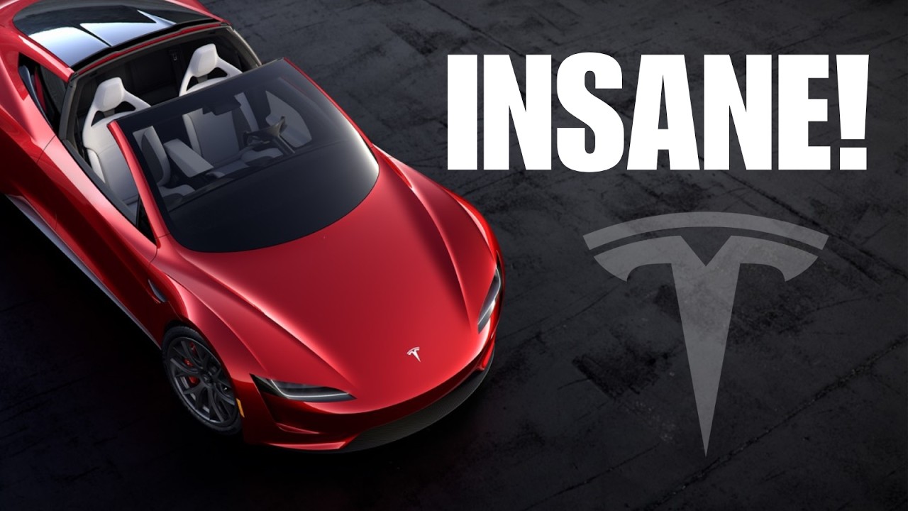 Nowy Tesla Roadster... Szalony patent na układ kierowniczy