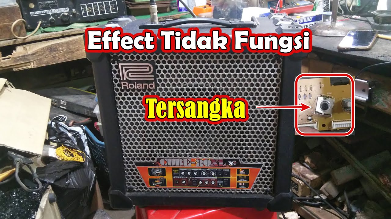 Servis Roland Cube 20XL Rusak Effect Lead Tidak  Berfungsi