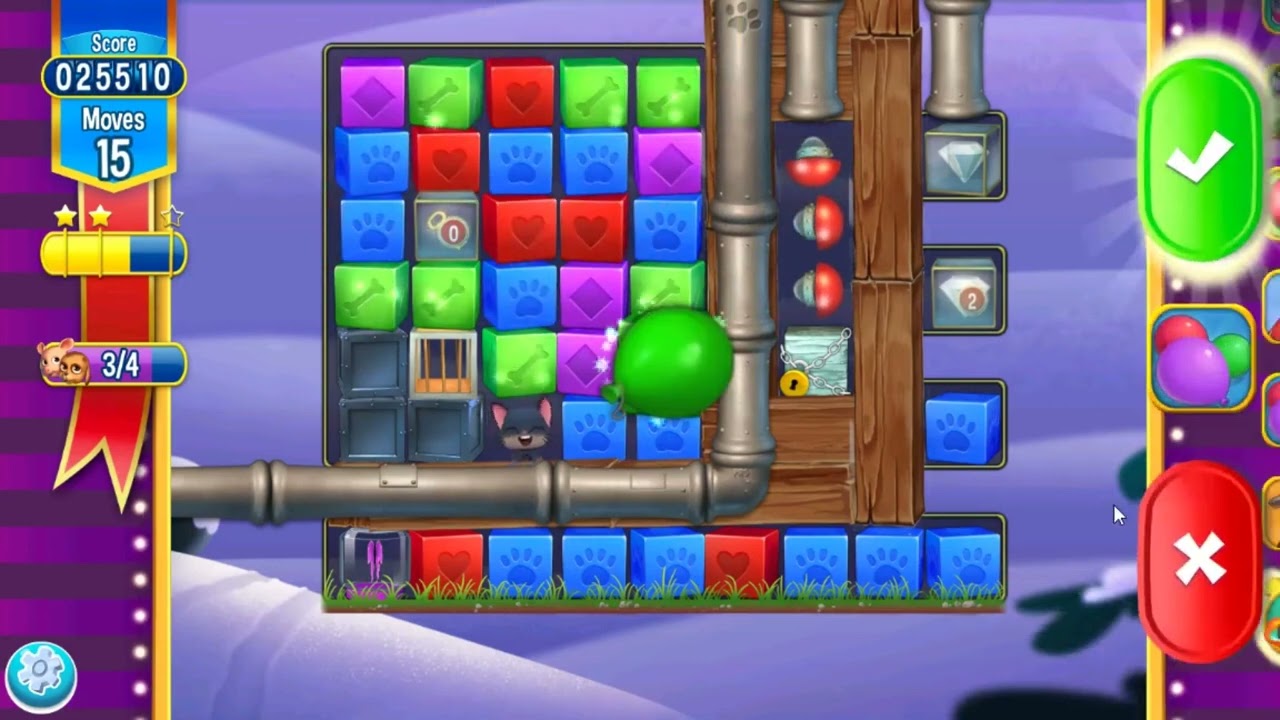 Pet Rescue Saga Level 6153 - NO BOOSTERS | SKILLGAMING ✔️