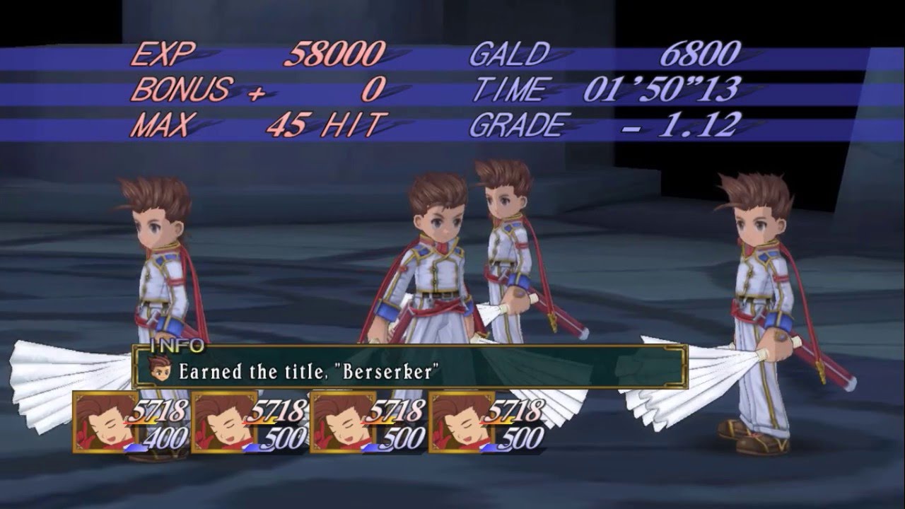 Tales of Symphonia (PC) - Lloyd x4 vs Abyssion (HD)