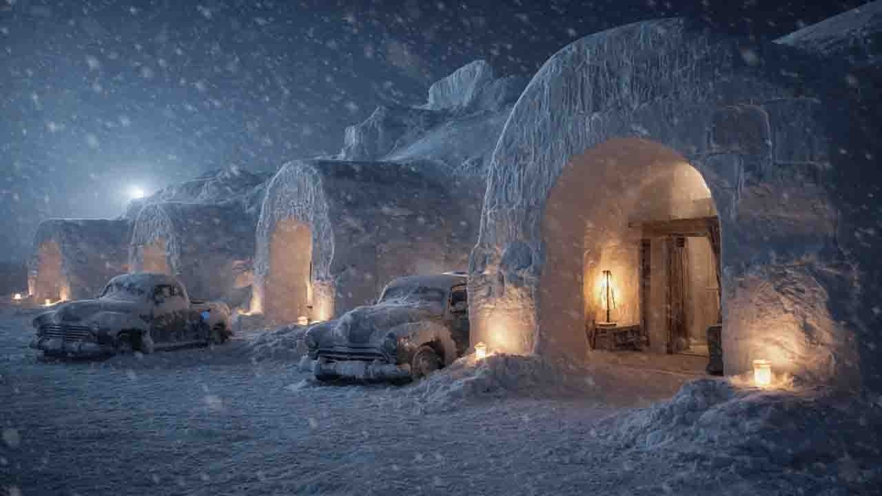 The fierce, howling wind seemed to never end | The sound of a blizzard and extremely cold air