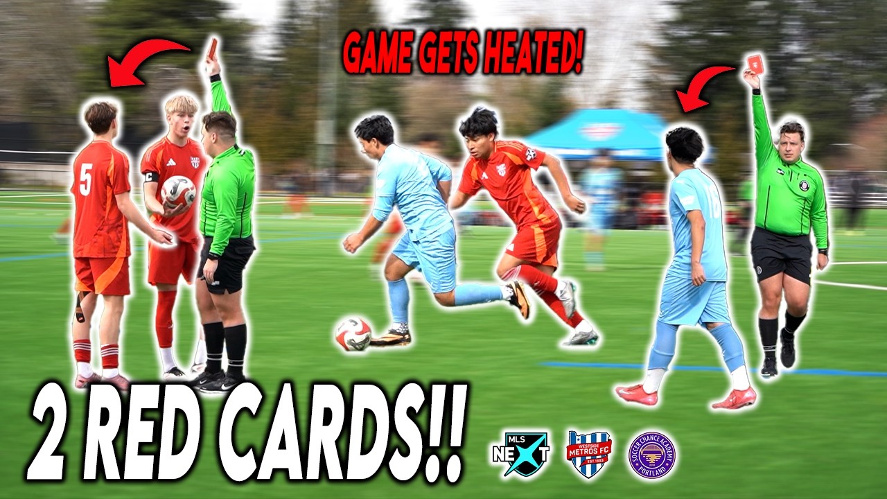 Crazy Red Card! - Westside Metros v. Soccer Chance Academy | MLS Next | SOCCER HIGHLIGHTS