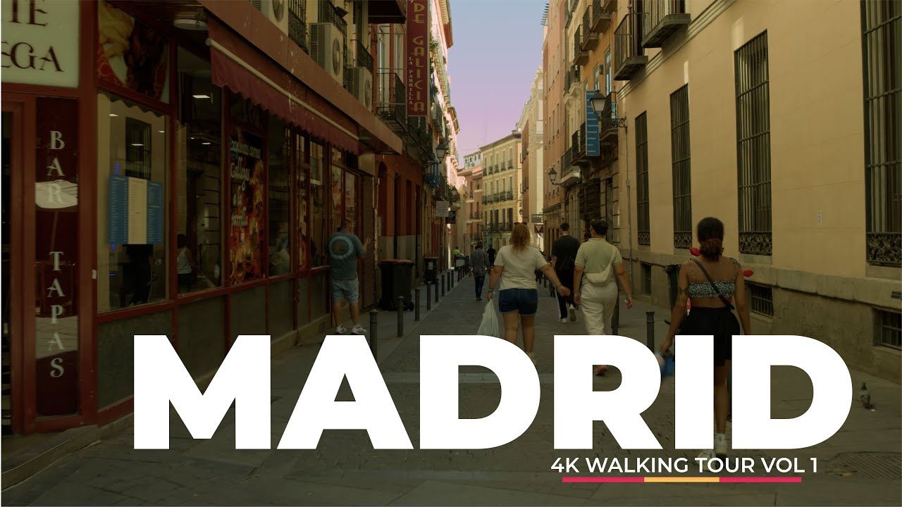 Walking Madrid (Spain) in 4K Ultra HD: From Moncloa to Sol | City Vibes & Street Views 2025