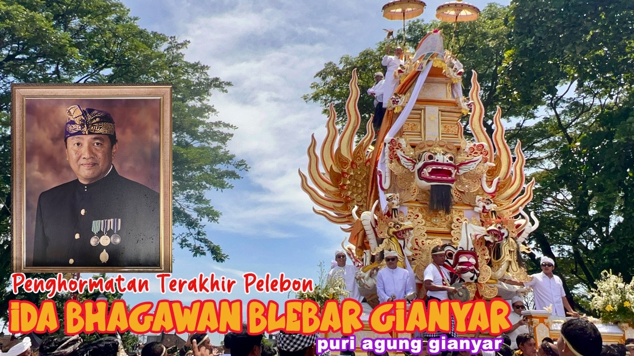 Penghormatan Terakhir, Pelebon Ida Bhagawan Blebar Gianyar Diiringi Naga Banda, Padma & Lembu Putih