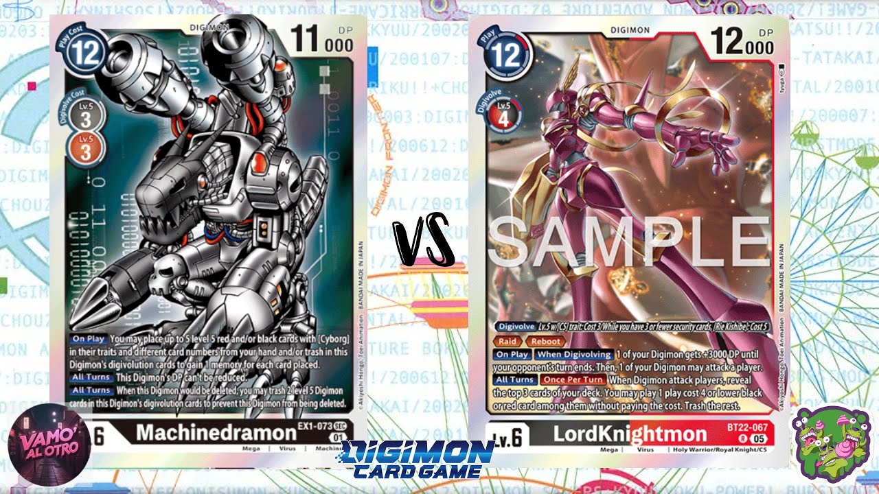 DIGIMON TCG: Final local match Machinedramon (Black) vs LordKnightmon (Black) | OOPS!