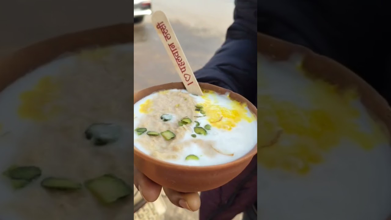 Banaras ki famous lassi aur yummy malai toast tea. 