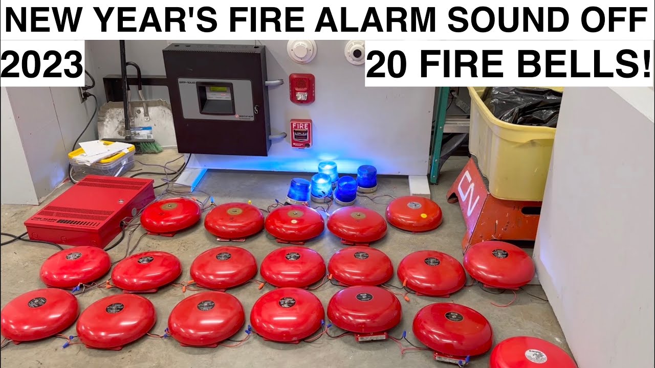 2023 New Year's fire alarm sound off ringing in the new year!