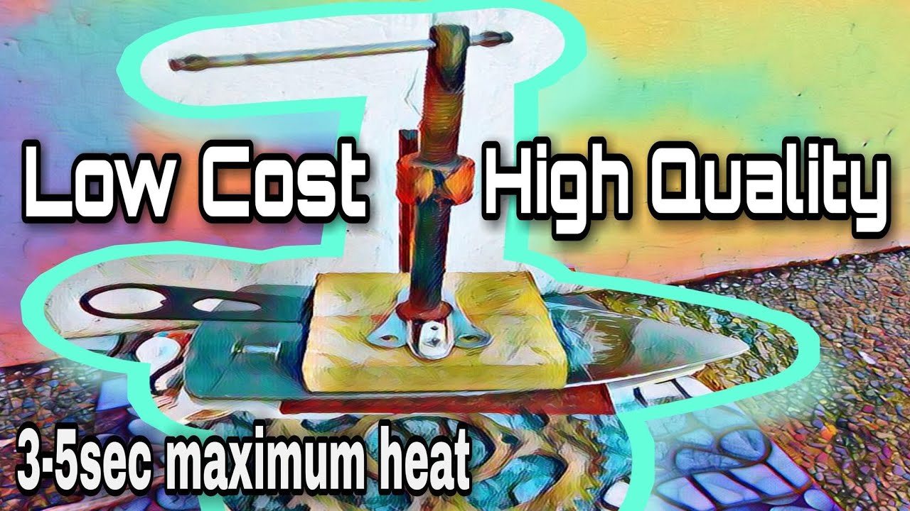 P1 DIY Iron Vulcanizing Machine(3 Seconds sobrang init agad?! )