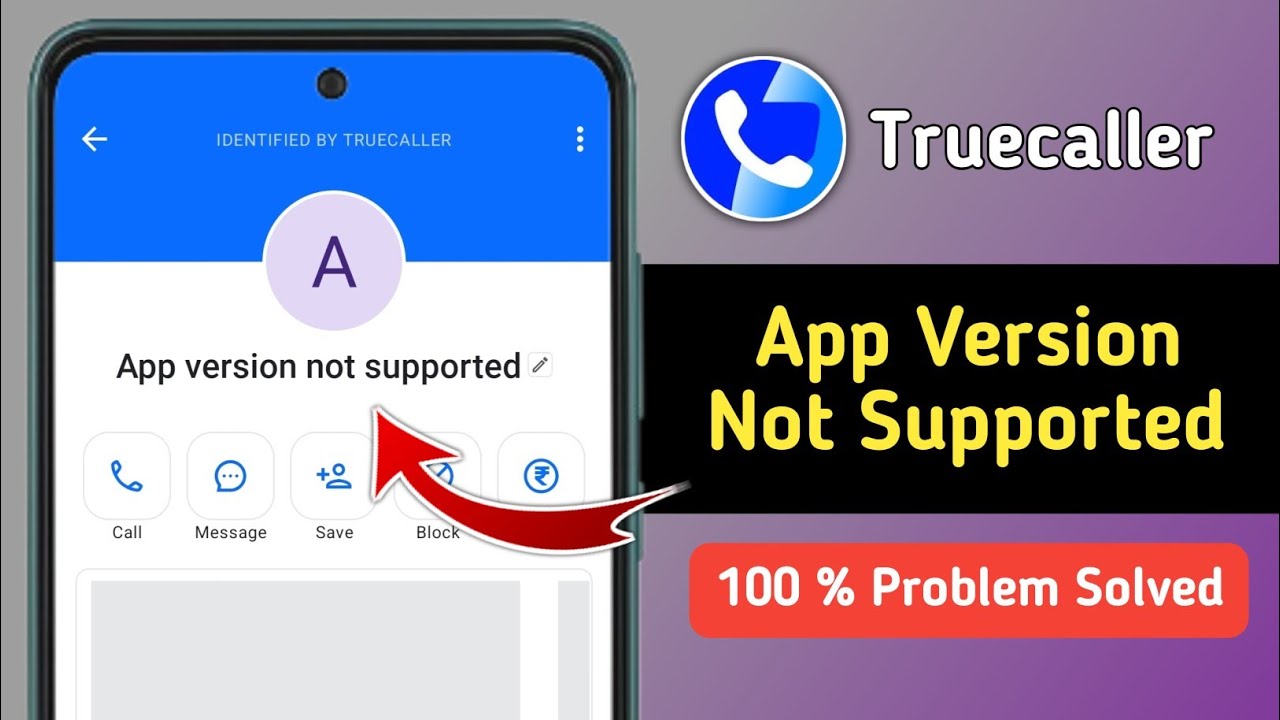 Fix Truecaller App Version Not Supported Problem 2026