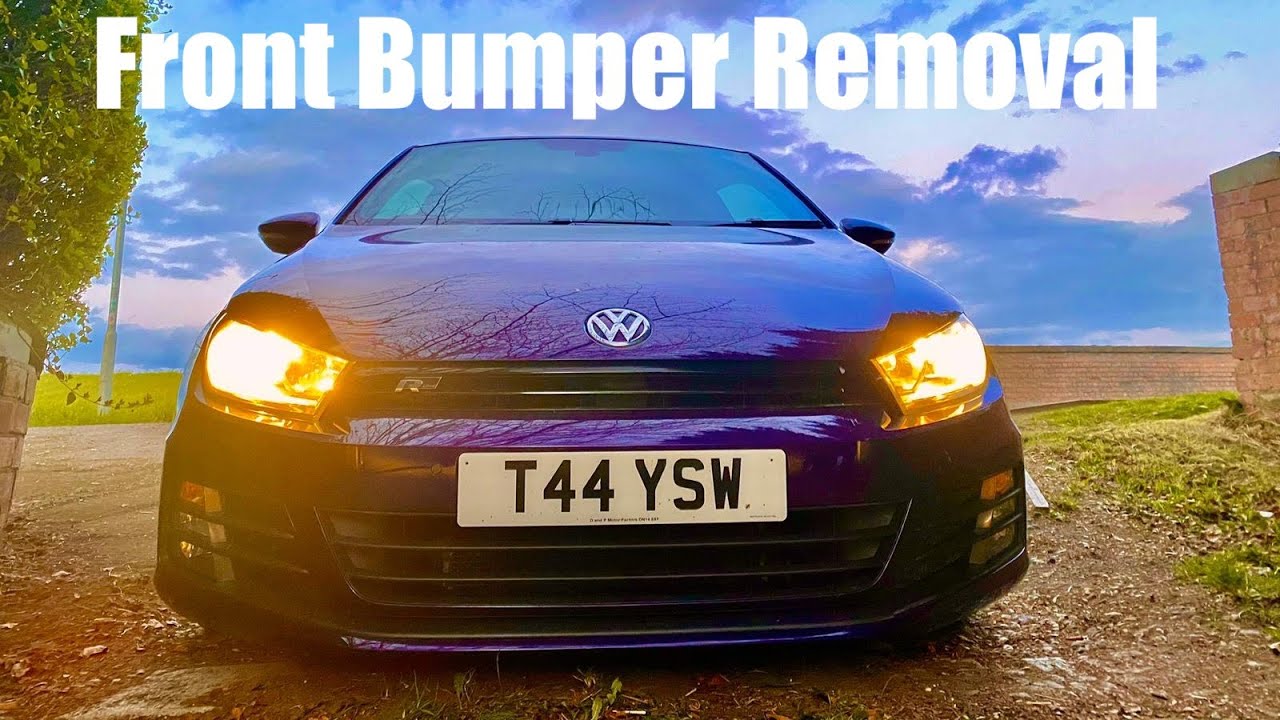 Передний бампер и фара VW Scirocco: как снять самостоятельно. Руководство по демонтажу