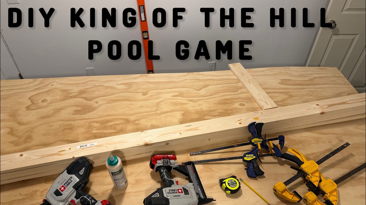 DIY King of the Hill billiards game build (part 1) 