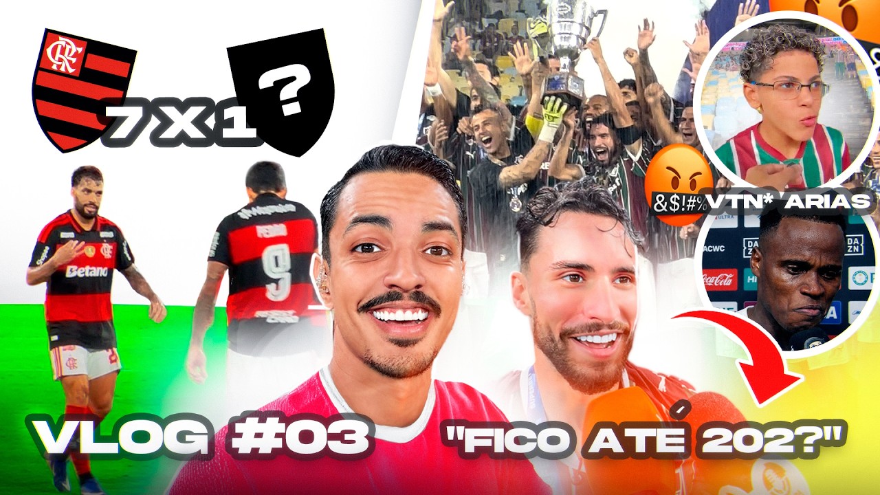 FLUMINENSE CAMPEÃO DA TAÇA GUANABARA E 7X1 DO FLA | CARIOCÃO 2026 | VLOG#03