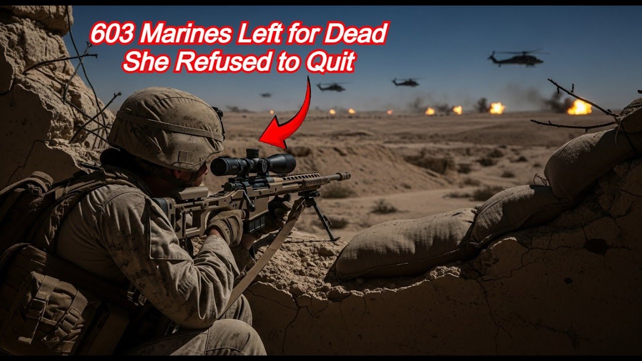 603 Marines Were Left for Dead—A Female Sniper Broke Protocol and Saved the Battalion| Mission Story