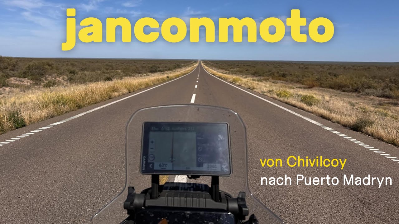 Drei Tage durch die Pampa zurück zum Atlantik – Chivilcoy nach Puerto Madryn | Motorradreise 450MT