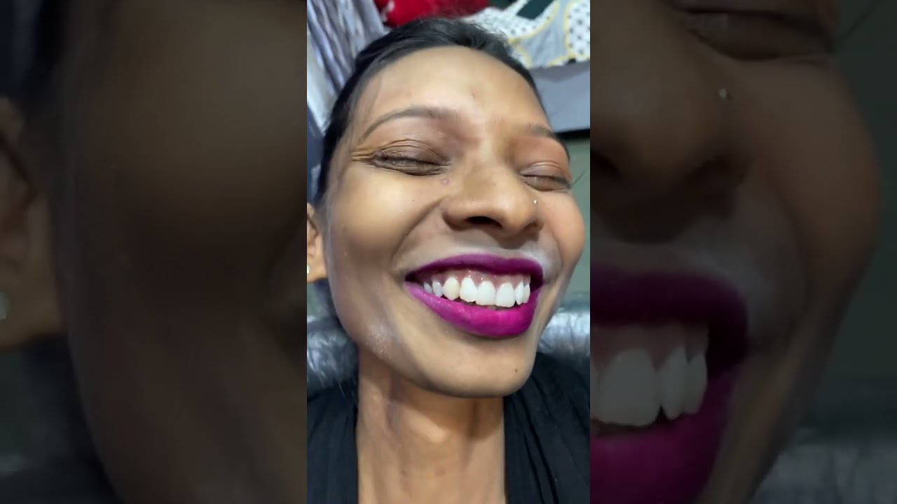 Upper lips threading | piggy nose hair cutting