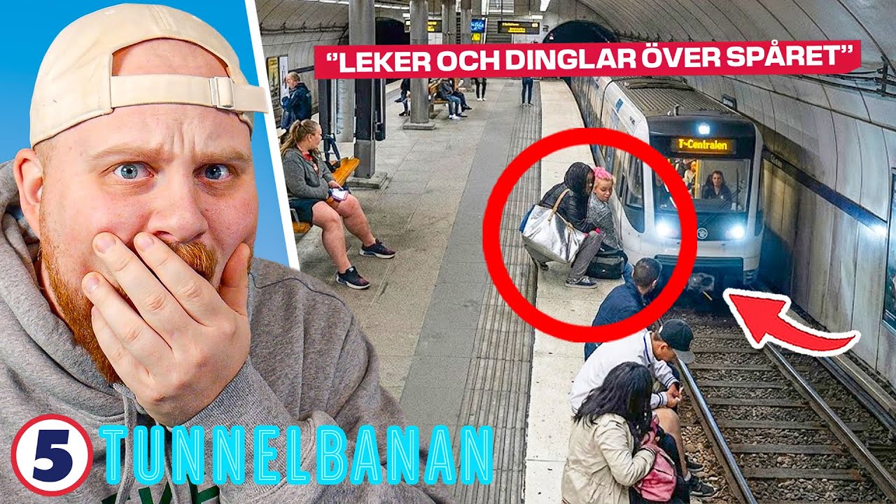 Fulla UNGDOMAR utmanar ödet på SPÅRET... | Reagerar På Tunnelbanan #20