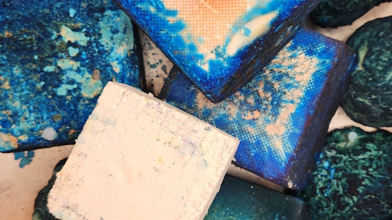 Dyed Fresh Gym Chalk, Homemade Softies & Blue Reforms | Happy Bday @AquariusDustASMR