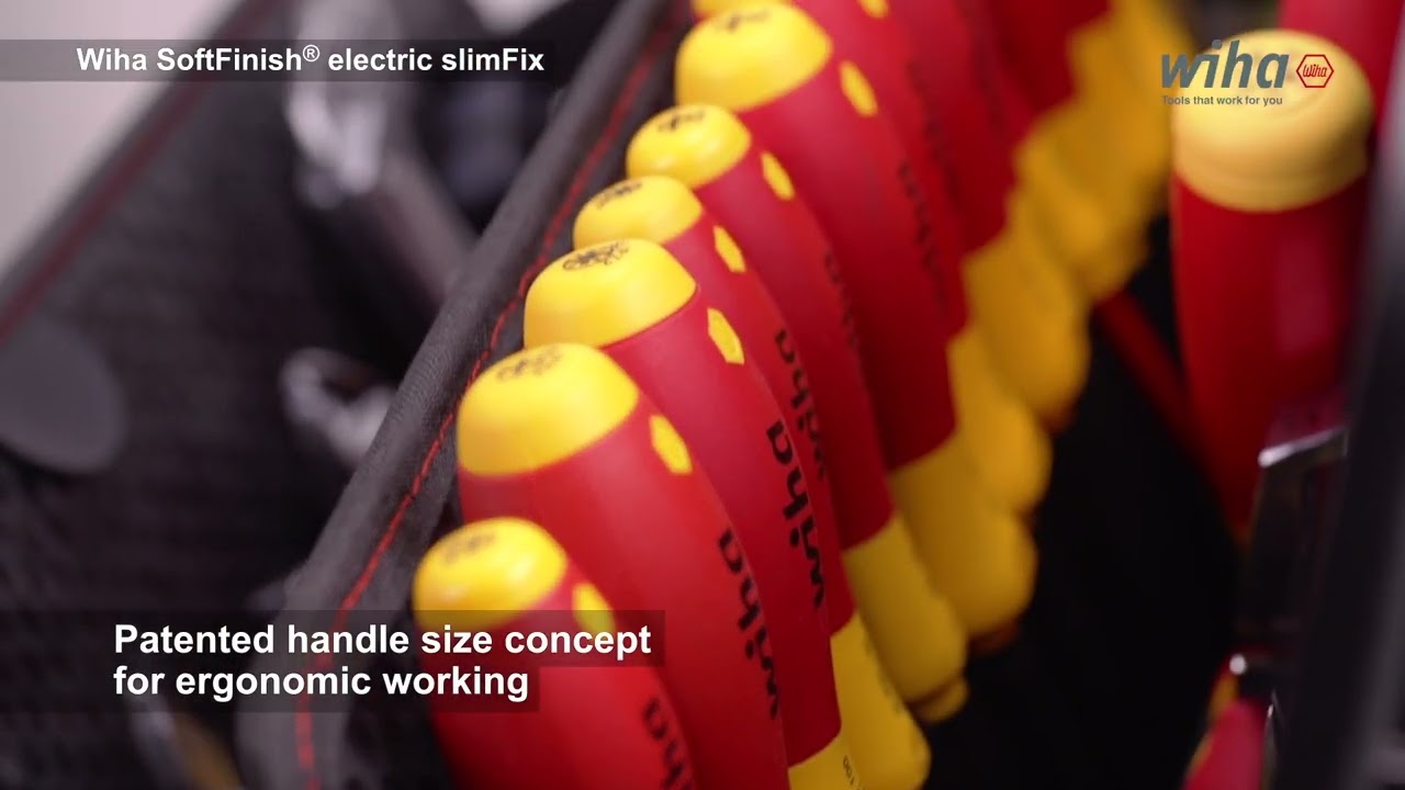 Wiha SoftFinish&reg; electric slimFix Screwdriver Set, 6 Piece