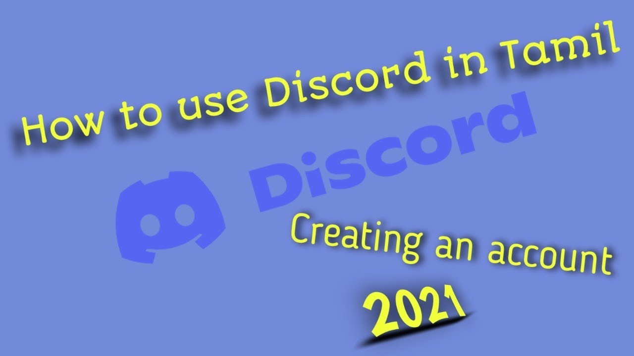How to use Discord in Tamil