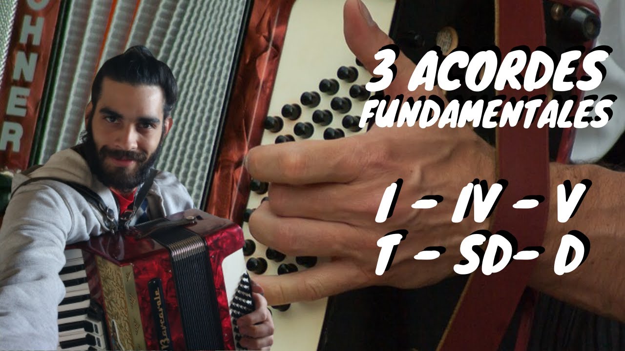#2 Tutorial Mano Izquierda Acordeón: Los Acordes FUNDAMENTALES