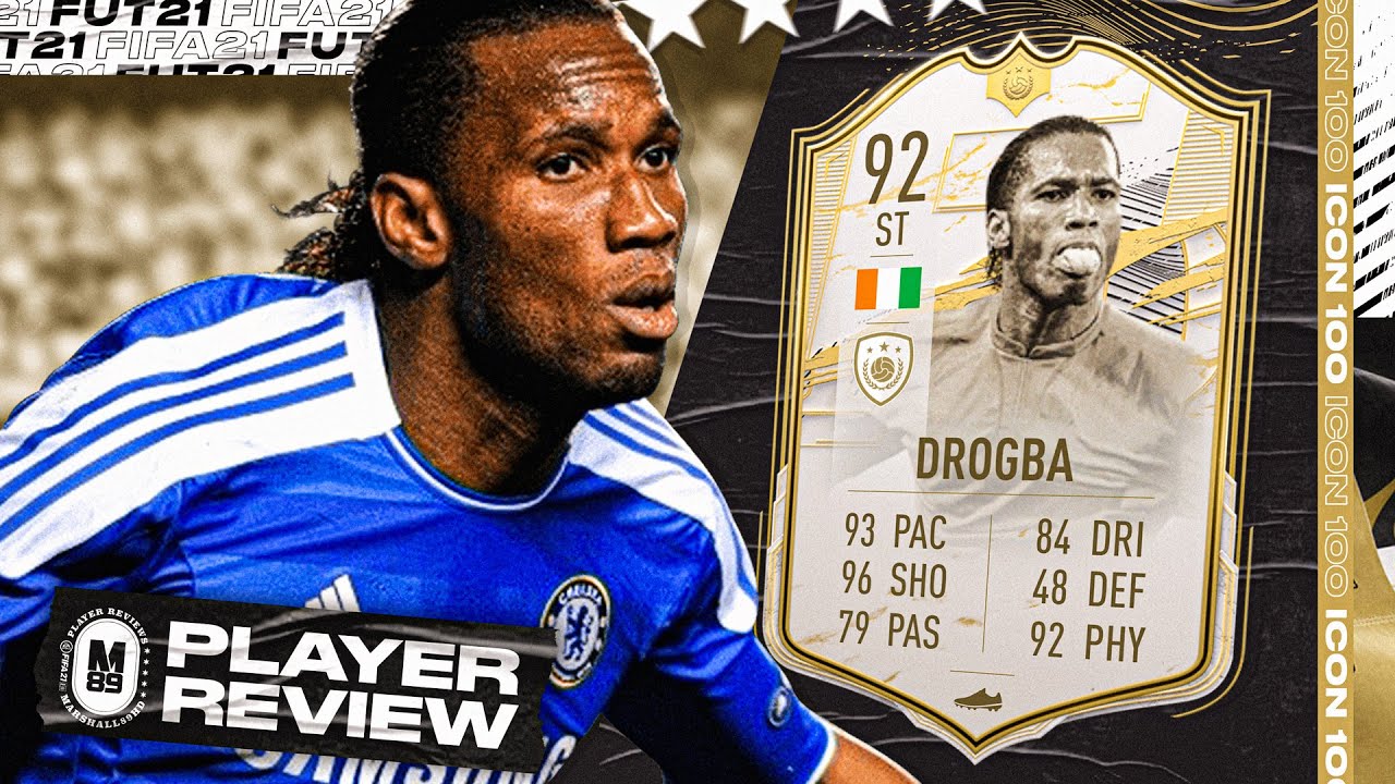 PRIME ICON MOMENTS DROGBA PLAYER REVIEW | 92 ICON MOMENTS DROGBA REVIEW | FIFA 21 Ultimate Team