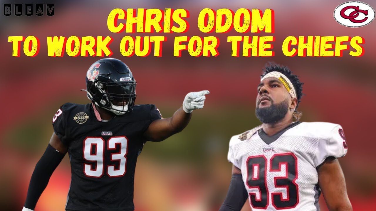 Houston Gamblers USFL DE Chris Odom To Work Out For The Kansas City Chiefs