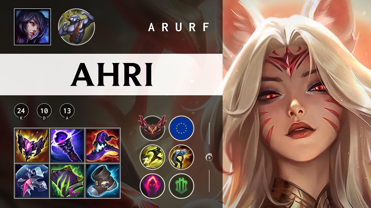 Ahri ARURF - EUW Grandmaster Patch 26.02
