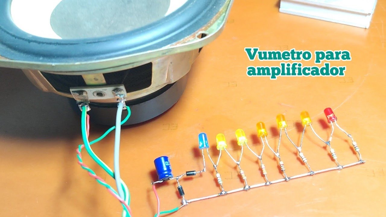 Muy Fácil De Hacer Vumetro De Audio Con 7 LED