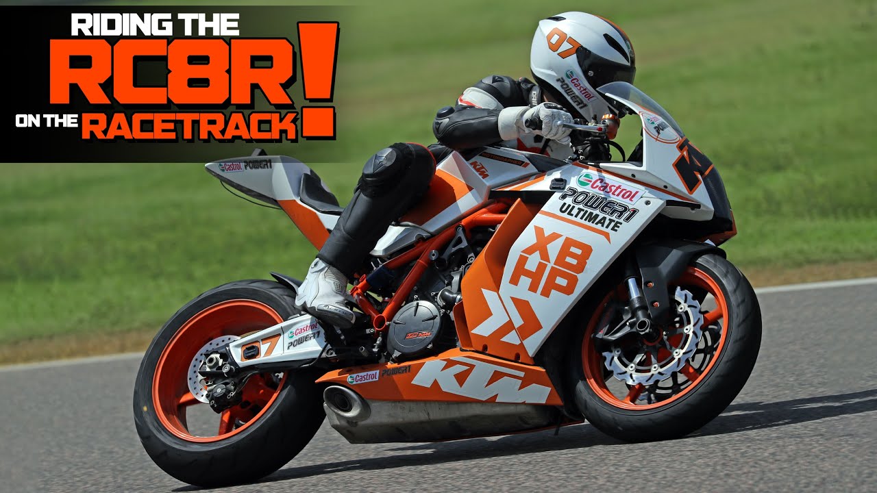 Riding The Rare #KTM #RC8R ON the race track powered by Castrol POWER1 ULTIMATE