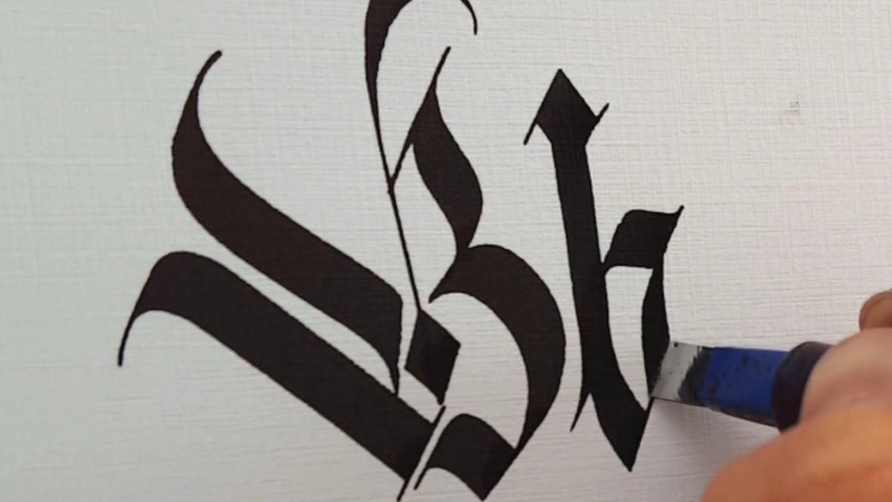 Gothic Calligraphy for Beginners ! l #2