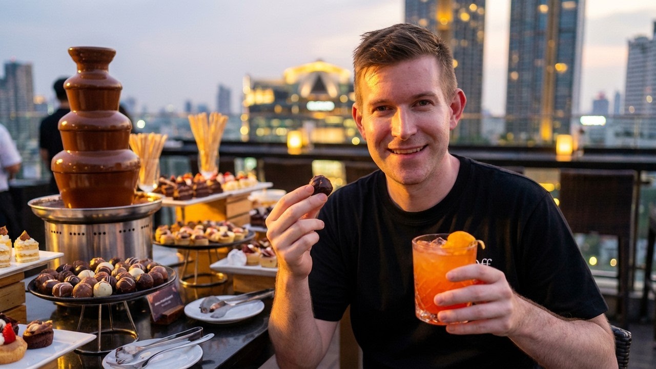 I found a Hidden Chocolate Cave 57 floors up in Bangkok!