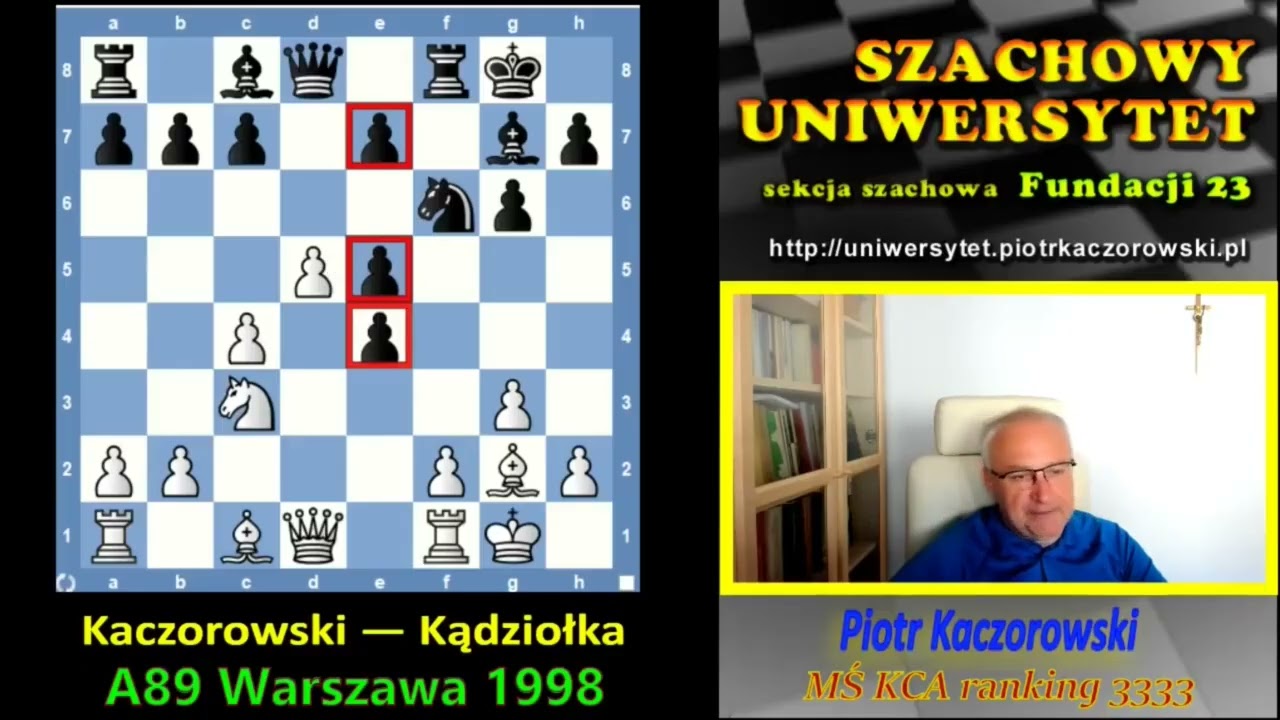 #Szachy  Piotr Kazimierz Paweł Kaczorowski wygrywa. RS.7435