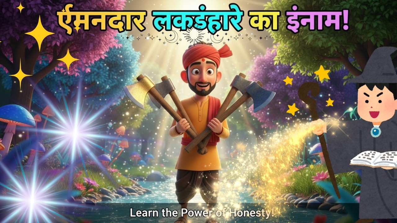 “Sach Bolne Wale Lakdahaare Ko Mila Anokha Inam – Story For Kids”