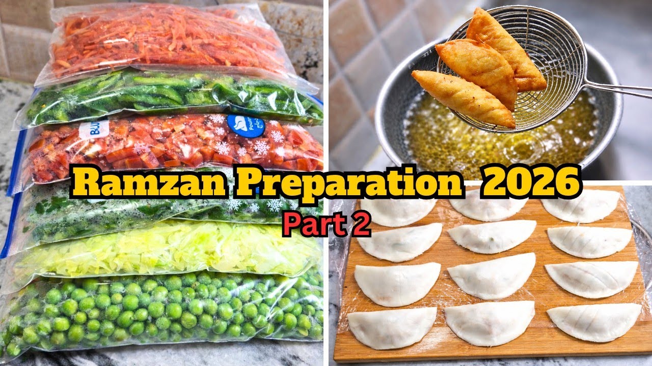 Ramzan Preparation 2026 |How to Make & Freeze Ramzan Recipe | Iftar Prep Ideas