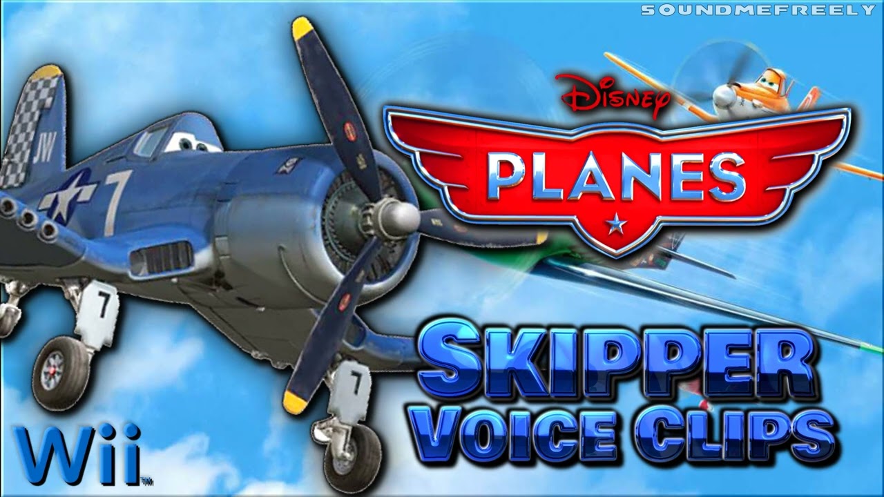 All Skipper Riley Voice Clips • Disney Planes Game • All Voice Lines • Nintendo Wii U (Stacy Keach)