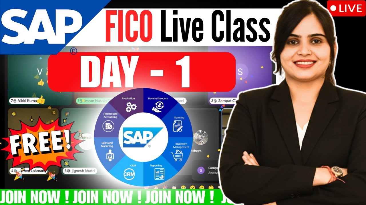✅SAP FICO Full Course (Day 1) | Complete SAP FICO Training for Beginners