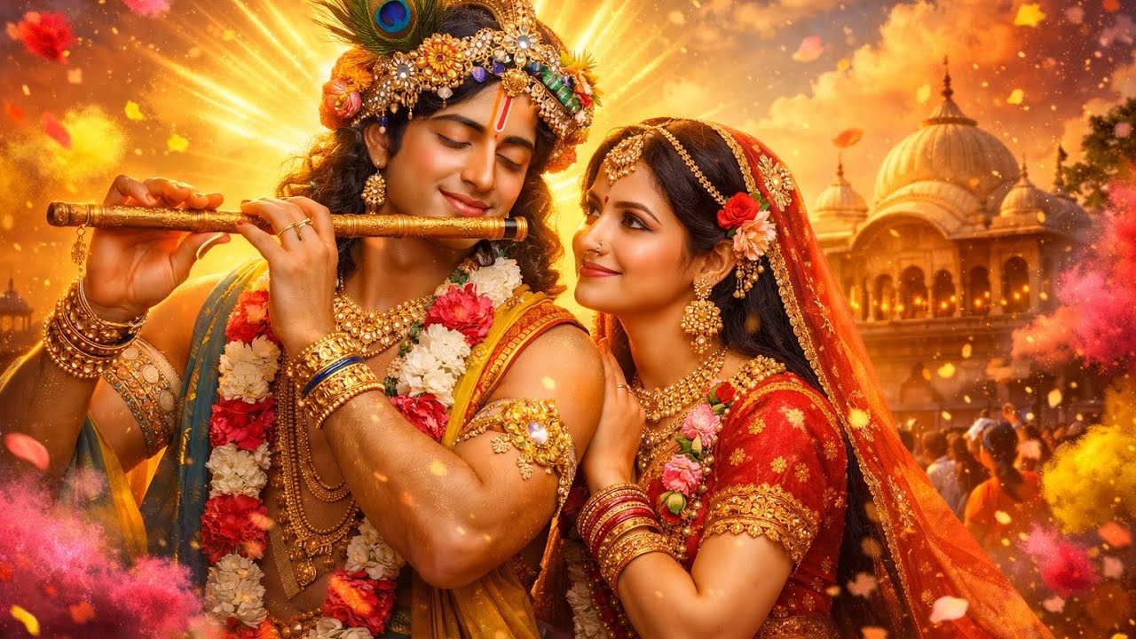 राधा कृष्ण प्रेम भजन ❤️ | Shyam Teri Bansi Ki Dhun | Heart Touching Krishna Bhajan