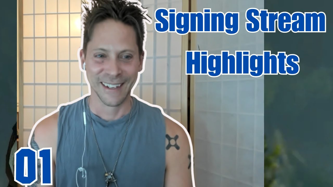 Neil Newbon Signing Stream - Part 1