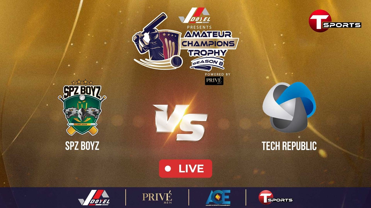 LIVE | SPZ BOYZ VS TECH REPUBLIC | QUALIFIER | ACT 2026 | Cricket | T Sports