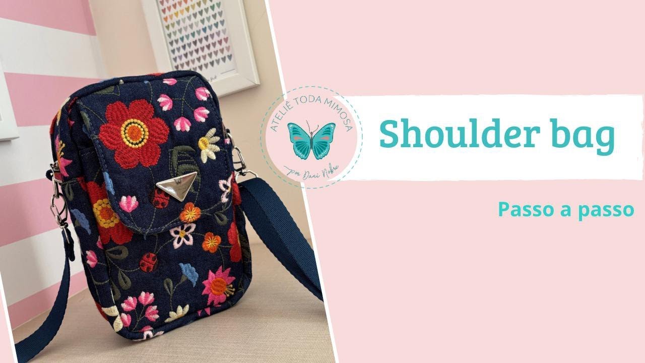 COMO FAZER UMA SHOULDER BAG FÁCIL! #bolsadetecido 