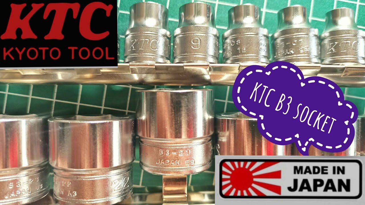 KTC Kyoto Tools Socket B3, drive 3/8