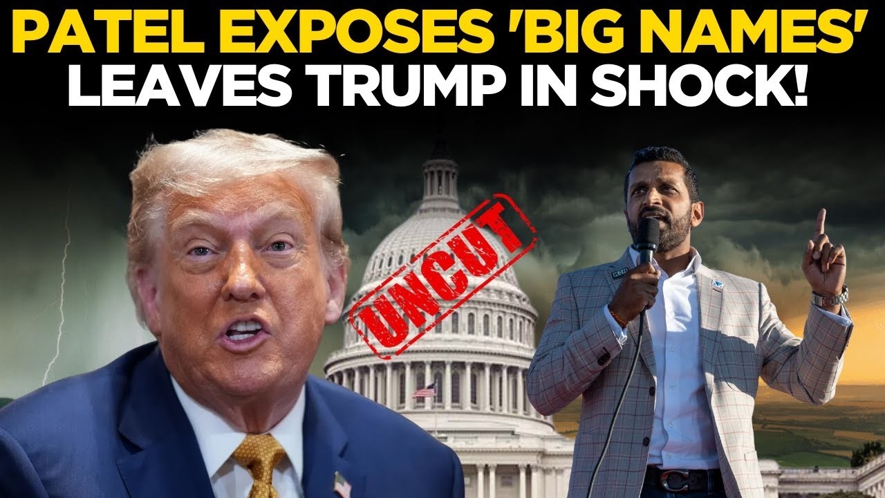 Kash Patel LIVE: Kash Patel Finally EXPOSES Big Names In Epstein Case | Charlie Kirk |US Senate LIVE