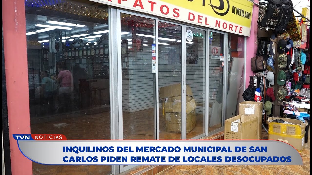 INQUILINOS DEL MERCADO DE SAN CARLOS PIDEN REMATE DE MÁS DE 20 LOCALES DESOCUPADOS | TVN Noticias