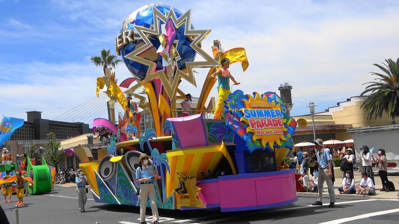 USJ【プレ】新夏パレード！見送り、演出あり「ユニバーサル・サマー・パレード～ウィ・アー・ワン～」2020/07/22(水)11：00～
