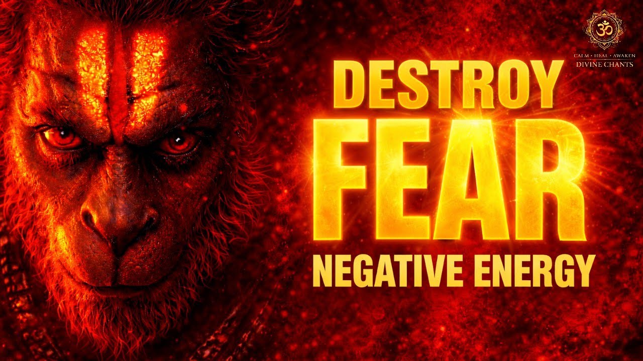 Hanuman Beej Mantra | Destroy Fear, Negative Energy & Evil Eye | Powerful Protection Chant