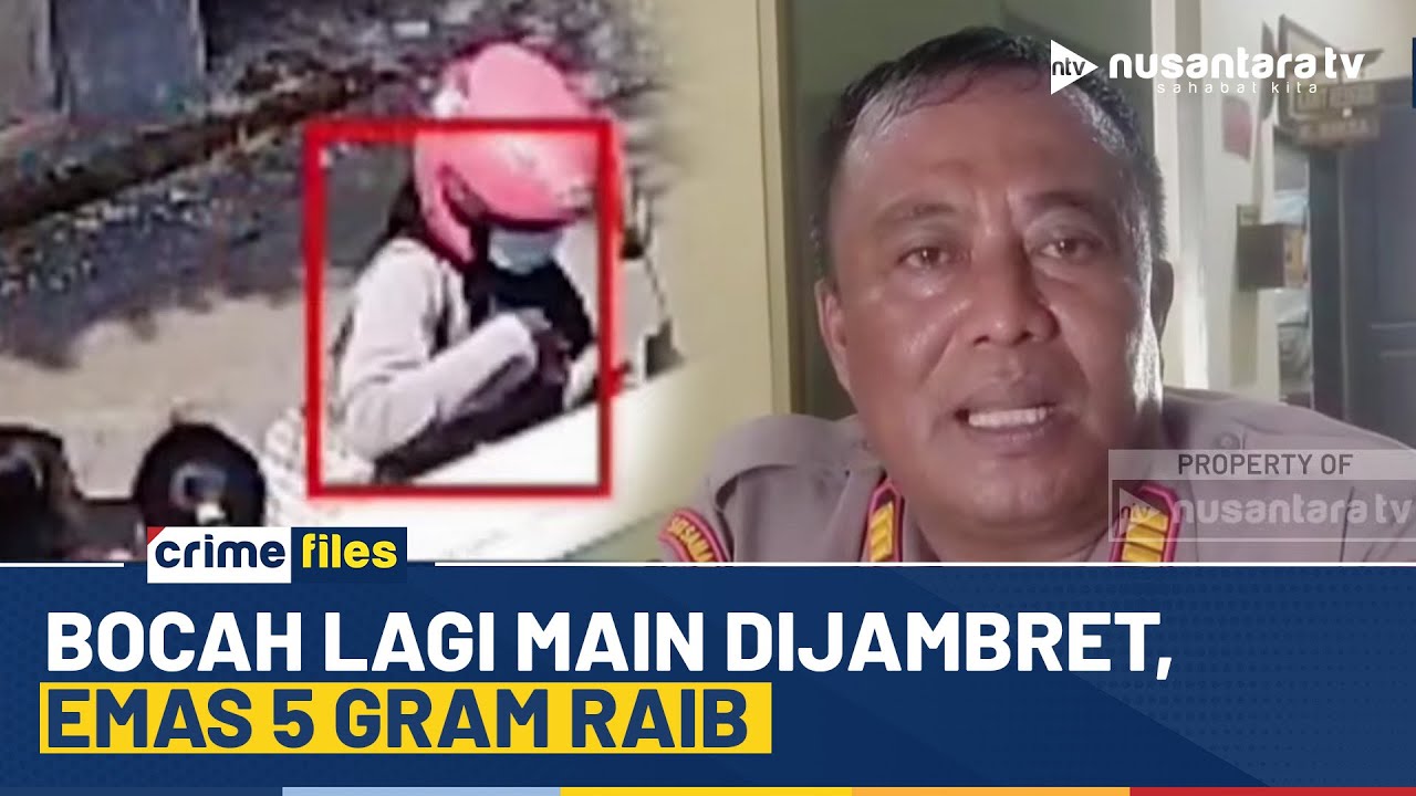 Ngeri! Bocah Lagi Main di Komplek Tiba-Tiba Dijambret, Emas 5 Gram Raib | NTV CRIME