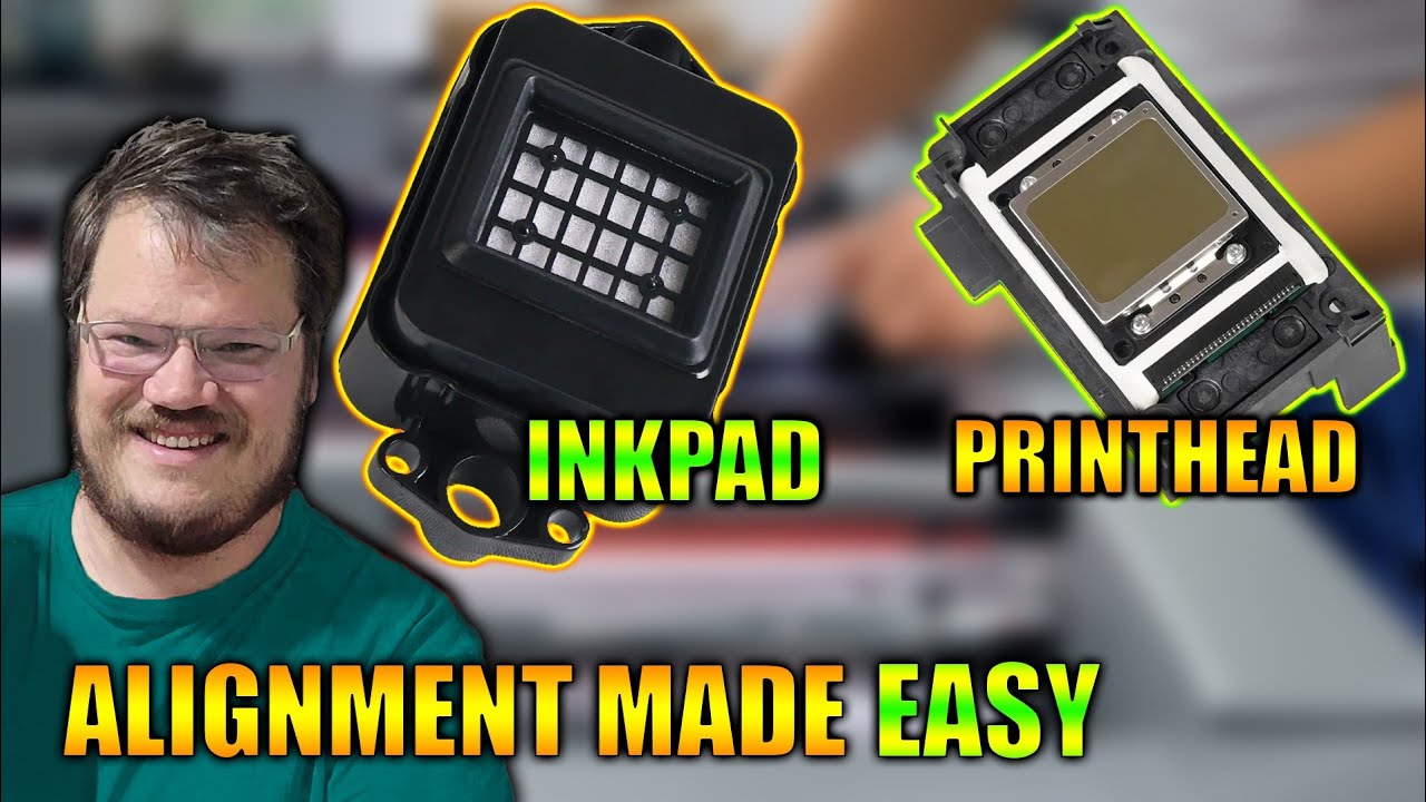 Uv printer not working try this How to Align the an InkPad Capping Station Jay's Printers epson head