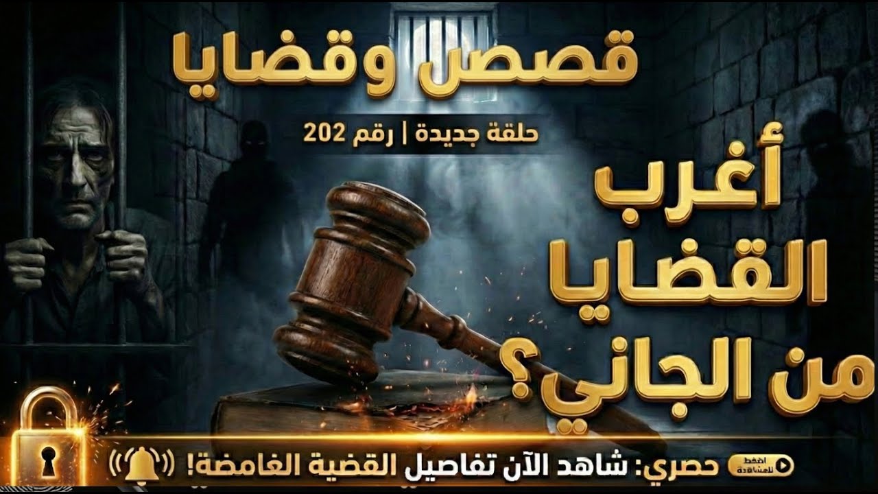 أغرب القضايا ⚖︎ من الجاني؟ | ملفات حصرية من الإذاعه البوليسيه وأرشيف المحاكم 😱