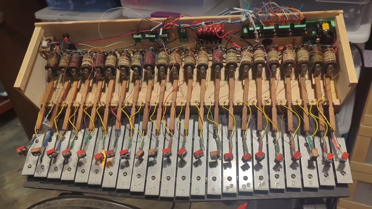 Rush E on my electromechanical glockenspiel