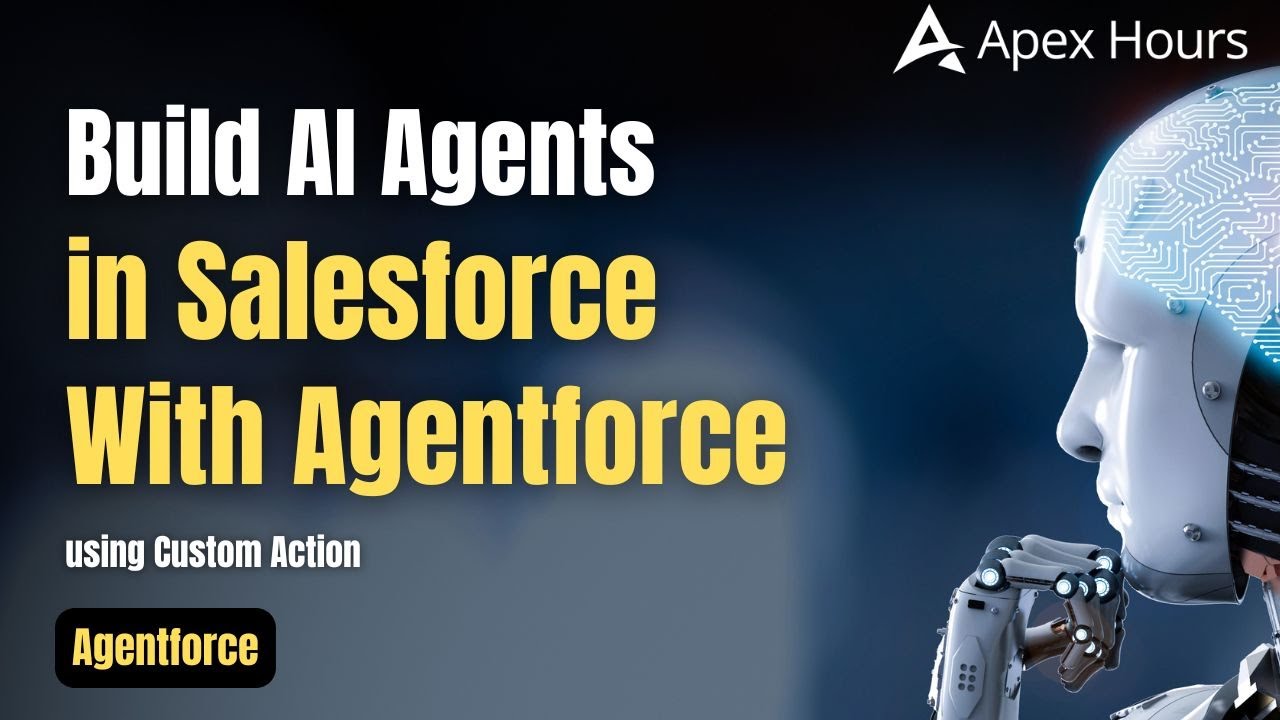 Build AI Agents in Salesforce With Agentforce using Custom Action | Salesforce Agentforce